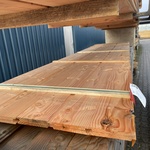 Ca. 12x Douglas Wisselsponning/Halfhoutsrabat, 18x190mm, lengte 500cm